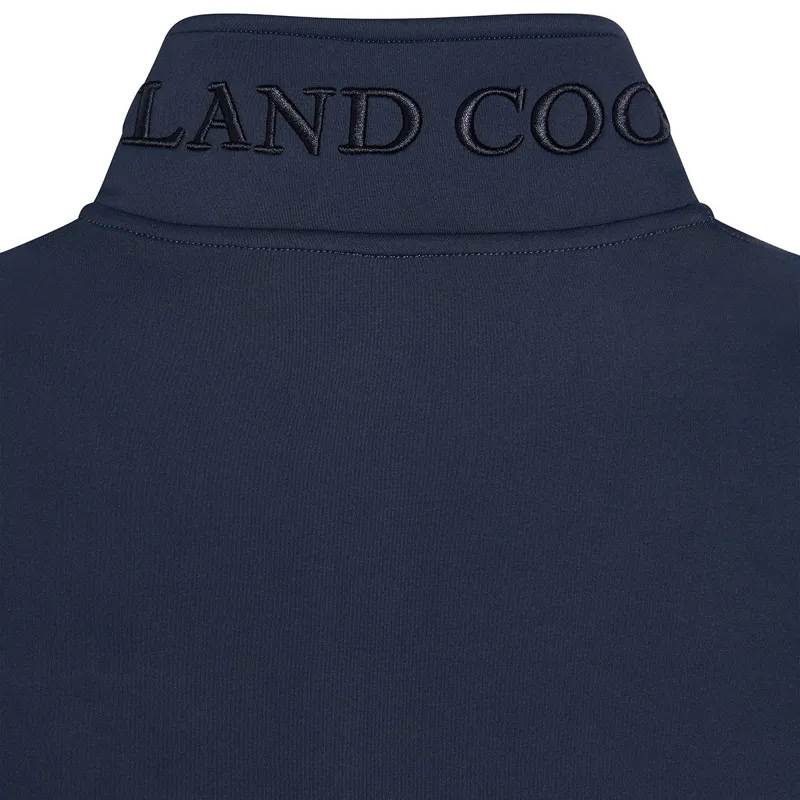 Holland Cooper Hartpury Crystal Training Zip Sweater - Ink Navy-4