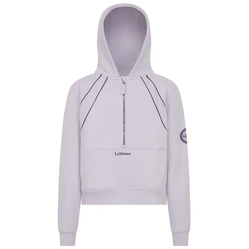 LeMieux Young Rider Hettie Half Zip Hoodie - Lilac-2