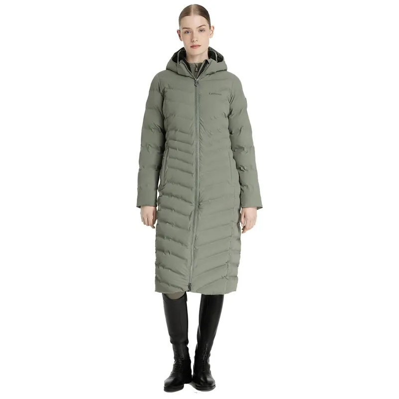 LeMieux Hayley Women's Water Resistant Longline Puffer - Rosemary-9