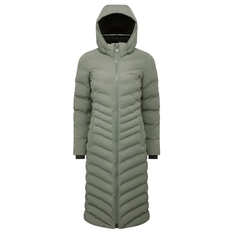 LeMieux Hayley Women's Water Resistant Longline Puffer - Rosemary-3