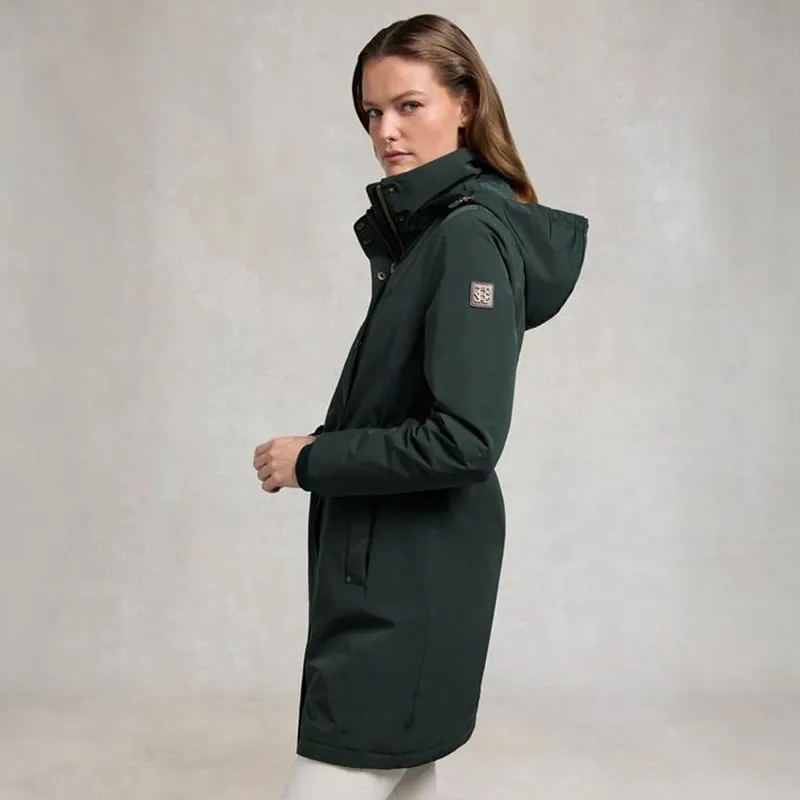 Holland Cooper Team Women's Waterproof Coat - Ivy Green-3
