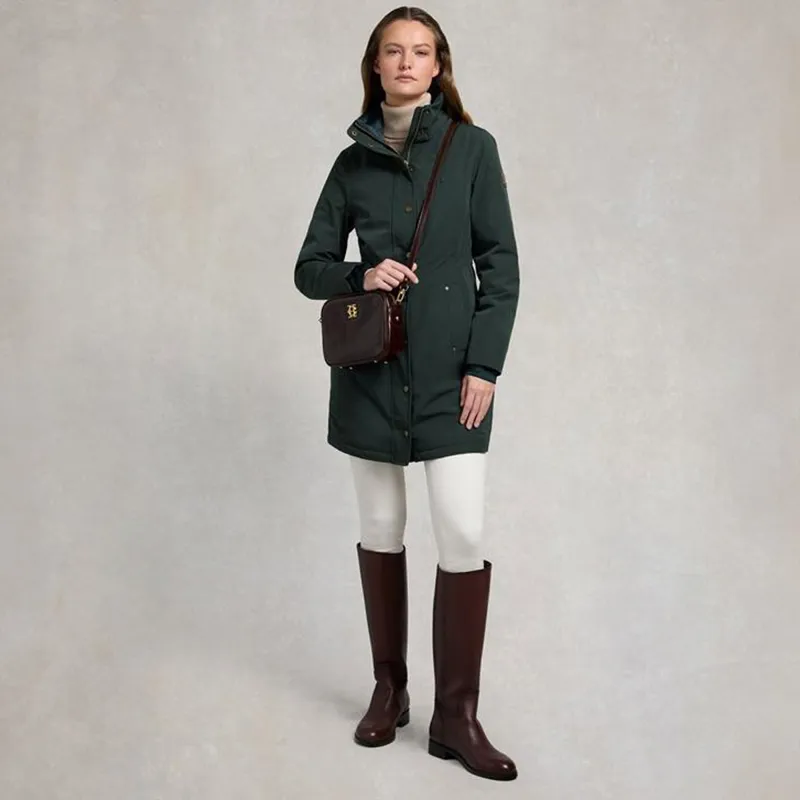 Holland Cooper Team Women's Waterproof Coat - Ivy Green-1