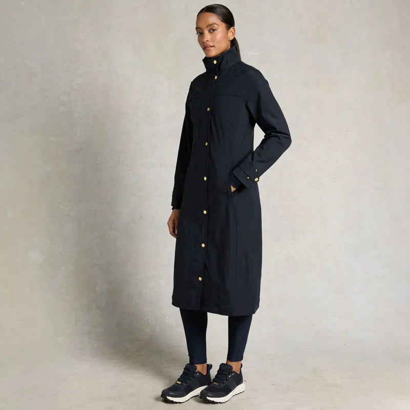 Holland Cooper Folgate Women's Long Waterproof Riding Coat - Ink Navy