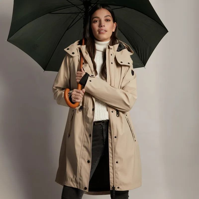 Holland Cooper Chartwell Ladies Rain Parka - Stone-7