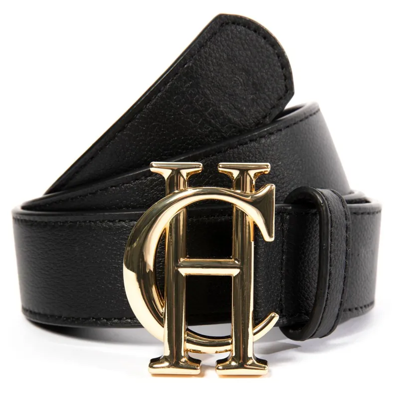 Holland Cooper Classic Belt - Black/Gold