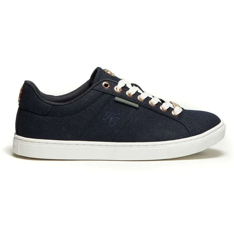 Holland Cooper Chelsea Ladies Court Sneakers - Ink Navy-1