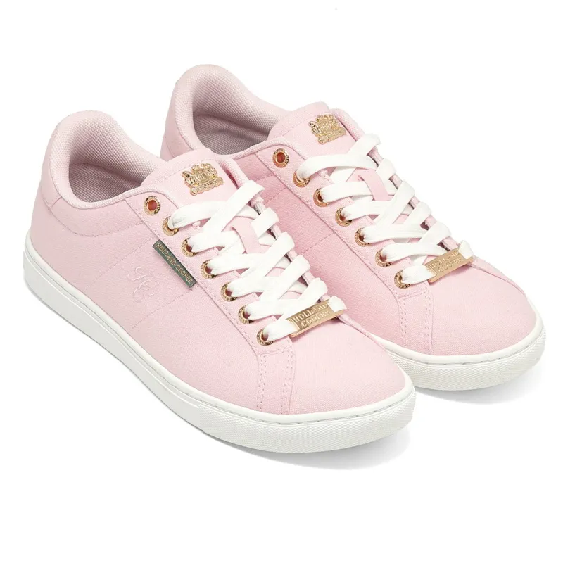 Holland Cooper Chelsea Ladies Court Sneakers - Soft Pink