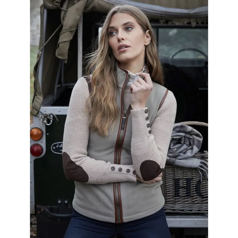 Holland Cooper Country Fleece Women's Gilet - Sage-3