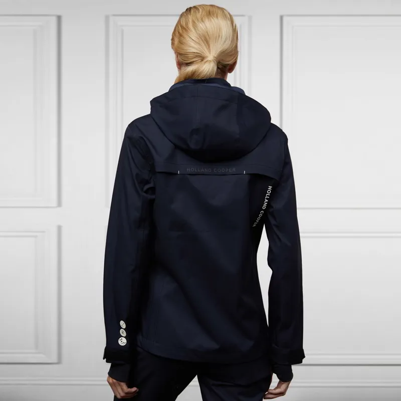 Holland Cooper Riding Shell Womens Waterproof Jacket - Ink Navy-2