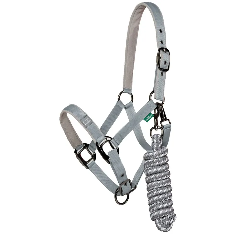 Horseware Newmarket Halter and Lead Rope - Witney Charcoal