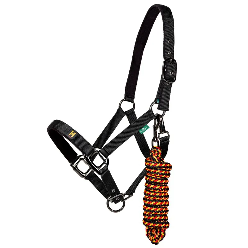 Horseware Newmarket Halter and Lead Rope - Witney Gold