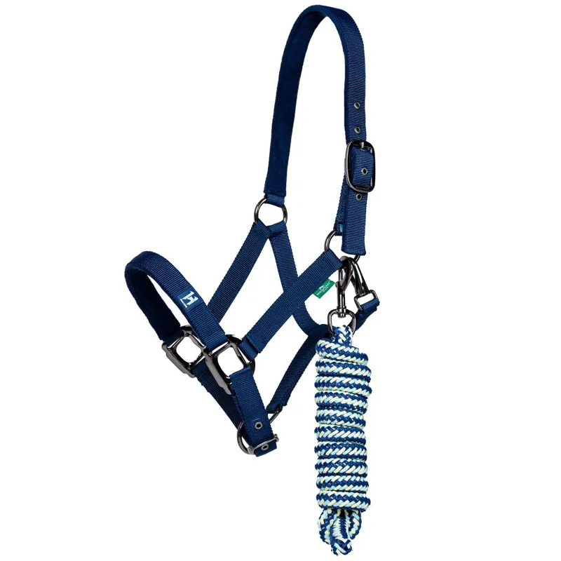 Horseware Newmarket Halter and Lead Rope - Witney Navy