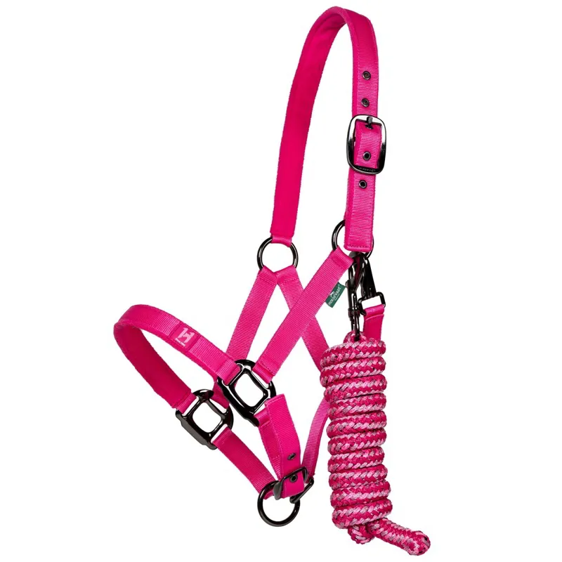 Horseware Newmarket Halter and Lead Rope - Witney Pink