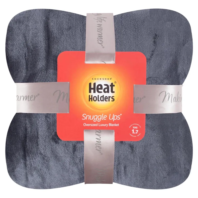 Heat Holders Luxury Fleece Thermal Blanket - Antique Silver-1