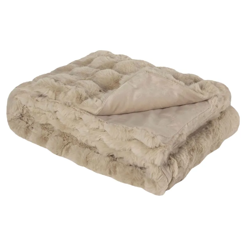 Heat Holders FAUX FUR Lux Blanket - Natural