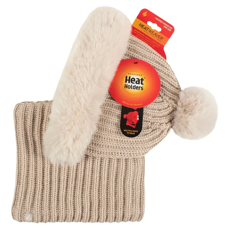 Heat Holders Nikita Women's Faux Fur Snood - Oat-3