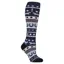 Heat Holders Portree Women's Jacquard Lite Long Socks - Fairisle Blue