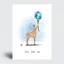 Emily Cole New Baby Card - Blue Hello Little One