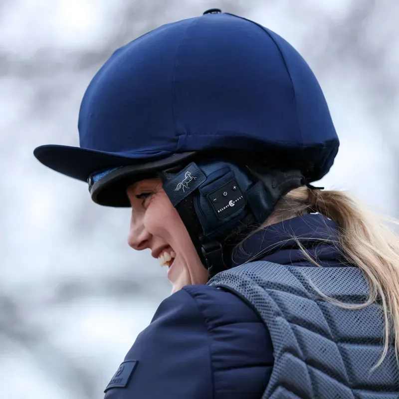 HelmetConnect Bluetooth Speaker Riding Helmet Attachment - Navy