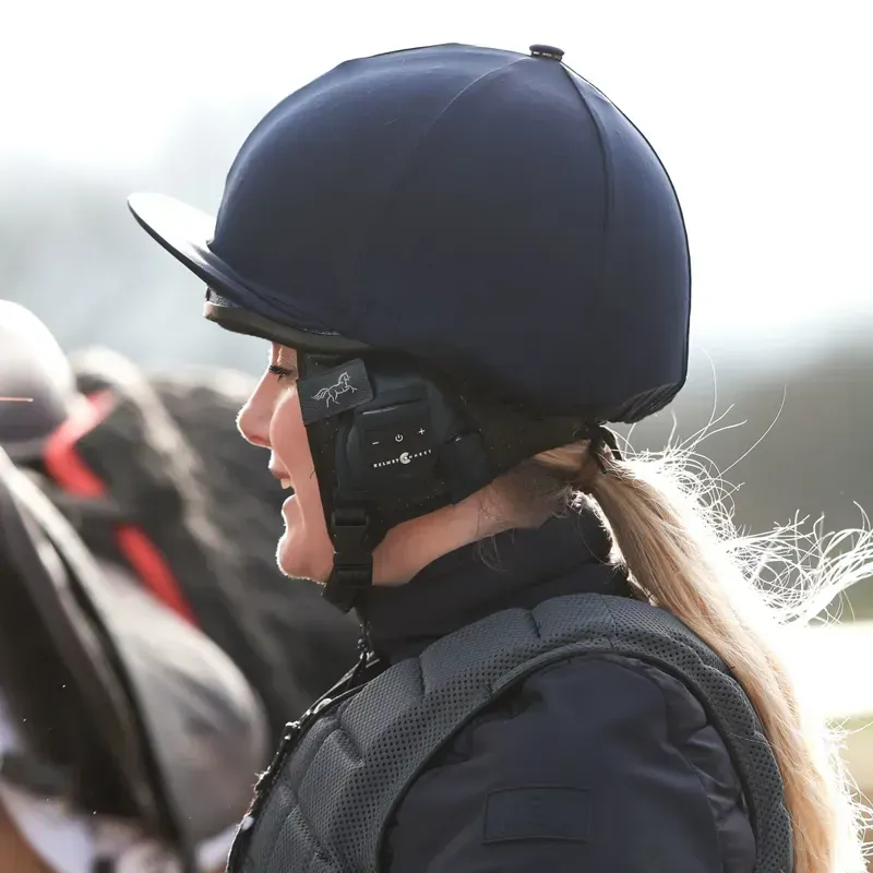 HelmetConnect Bluetooth Speaker Riding Helmet Attachment - Navy-5