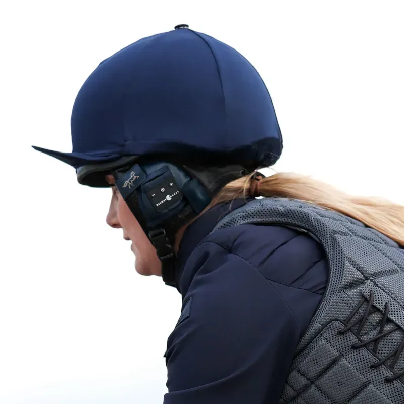 HelmetConnect Bluetooth Speaker Riding Helmet Attachment - Navy-7