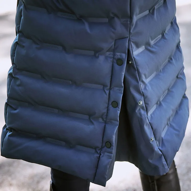 WeatherBeeta Helsinki Heat Seal Womens Quilted Jacket - Navy Iris-5
