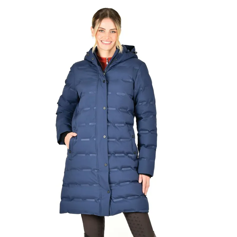 WeatherBeeta Helsinki Heat Seal Womens Quilted Jacket - Navy Iris