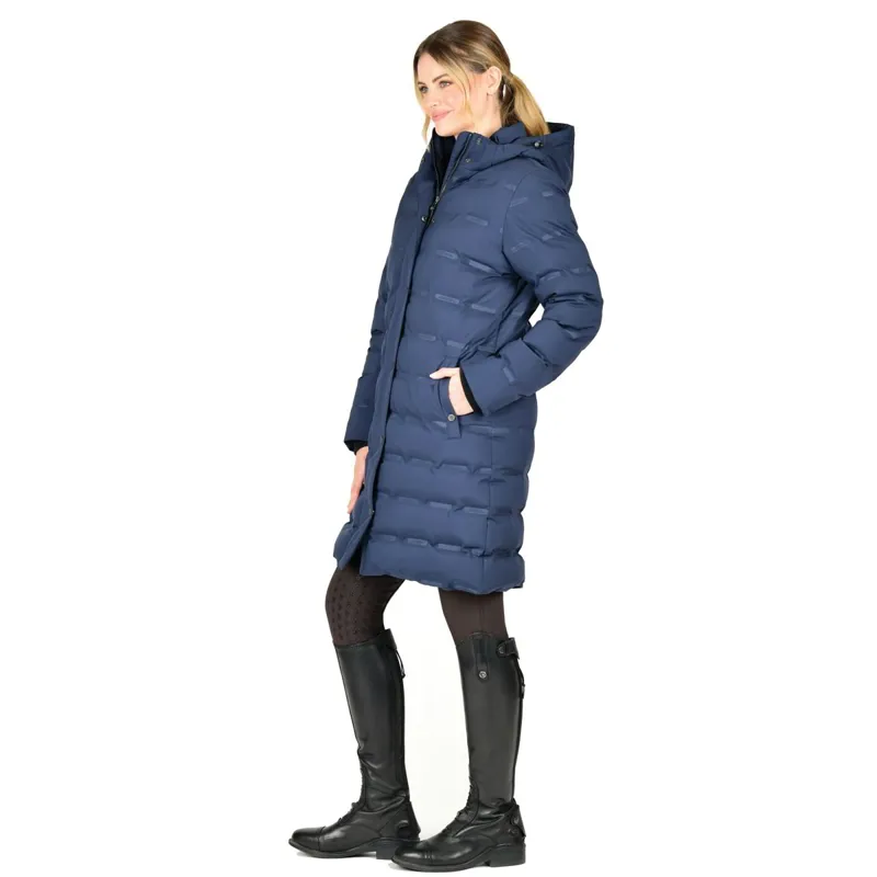 WeatherBeeta Helsinki Heat Seal Womens Quilted Jacket - Navy Iris-9