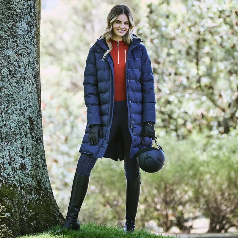 WeatherBeeta Helsinki Heat Seal Womens Quilted Jacket - Navy Iris-10