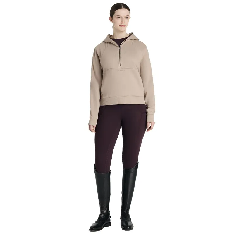 LeMieux Henrietta Women's 1/2 Zip Hoodie - Almond-7