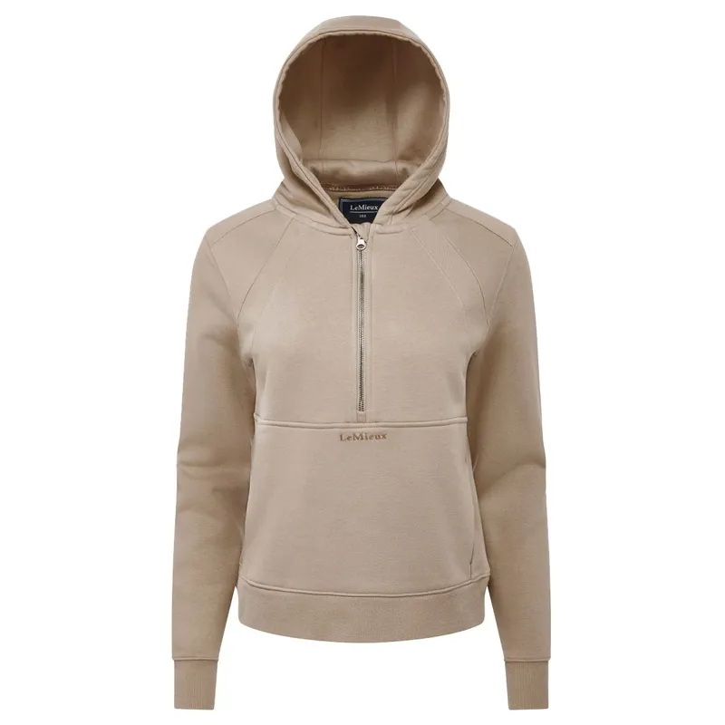 LeMieux Henrietta Women's 1/2 Zip Hoodie - Almond-4