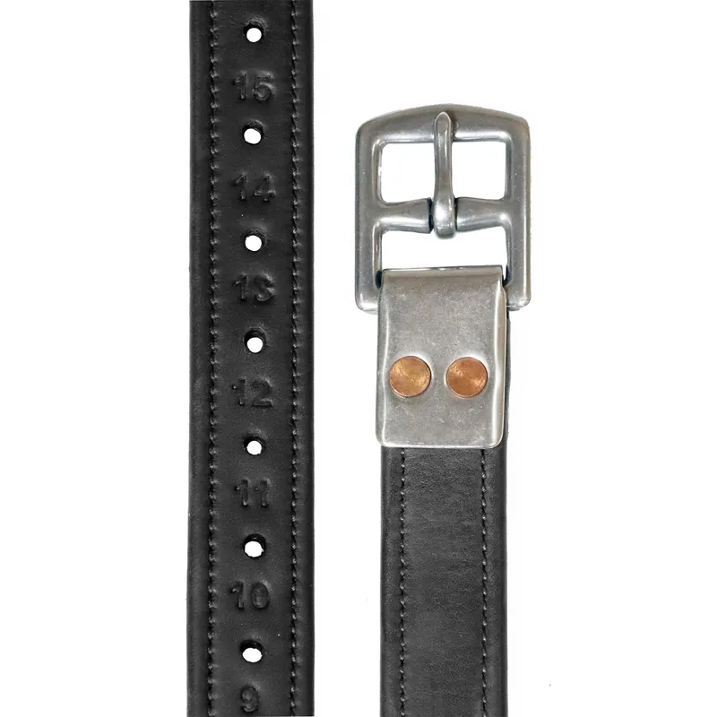 Henry James Calfskin Stirrup Leathers - Black