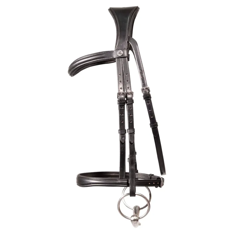 Henry James Cavesson Bridle - Black-1