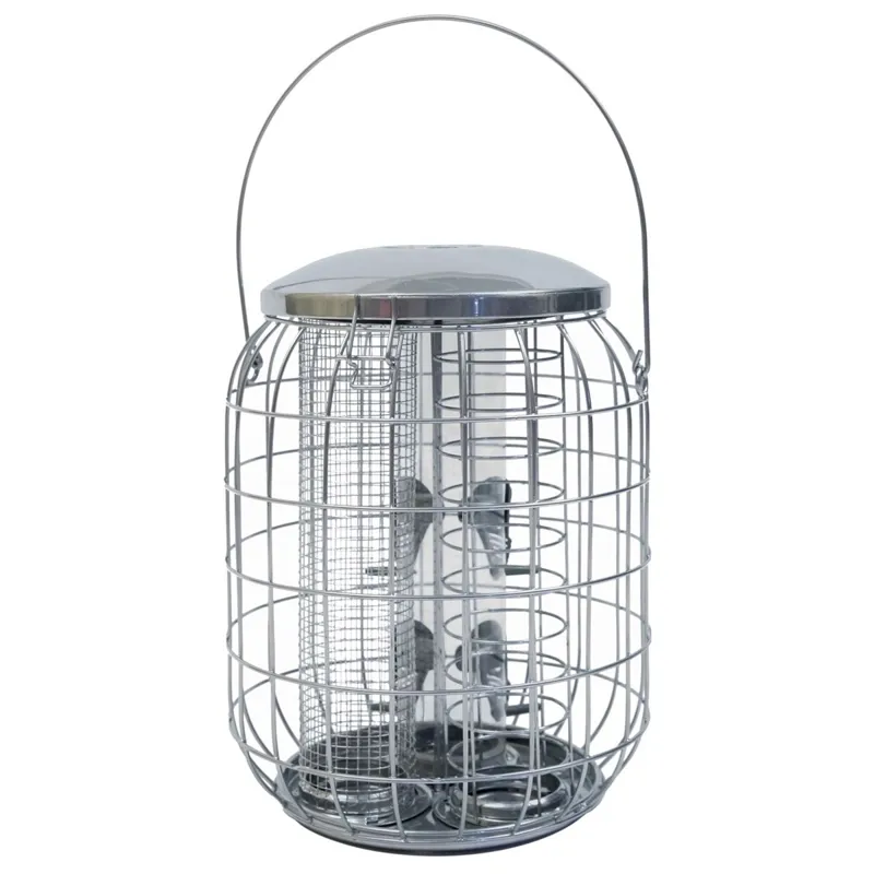 Henry Bell 3-in-1 Squirrel Proof Seed Suet and Peanut Bird Feeder