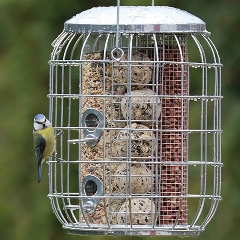 Henry Bell 3-in-1 Squirrel Proof Seed Suet and Peanut Bird Feeder-1