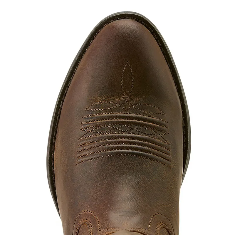 Ariat Heritage R Toe Retro Women's Western Boots - Sassy Brown-1