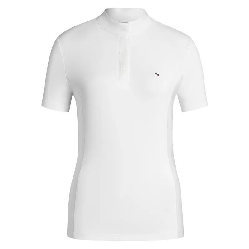 Tommy Hilfiger Selma Women's Short Sleeve Show Shirt - Optic White