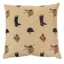 Hines of Oxford Tapestry 18x18in Pillow - Equestrian Beige