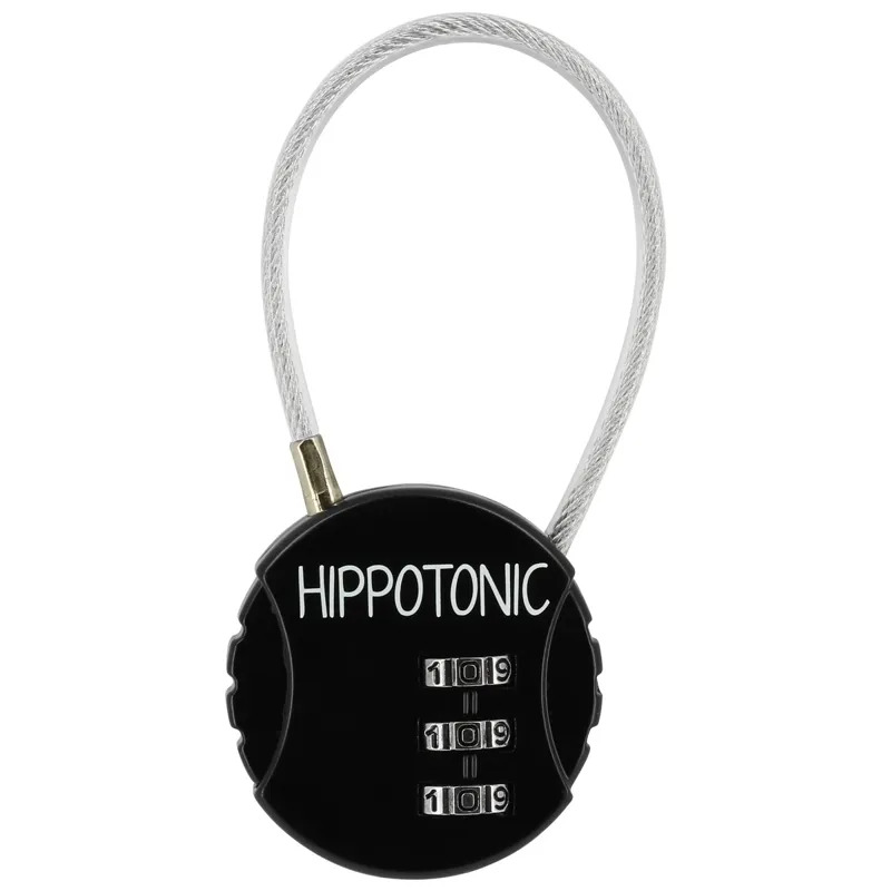 Hippo Tonic Grooming Box Ball Padlock - Black