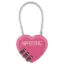 Hippo-Tonic Grooming Box Heart Padlock - Fuchsia