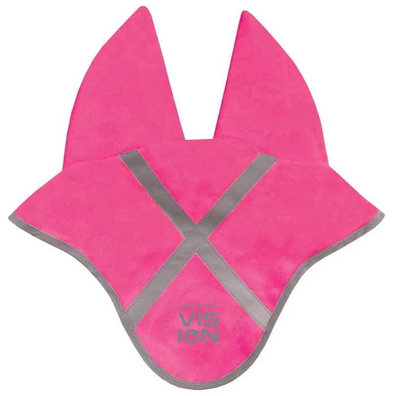 Equetech Vision Hi-Vis Soundless Ear Bonnet - Pink