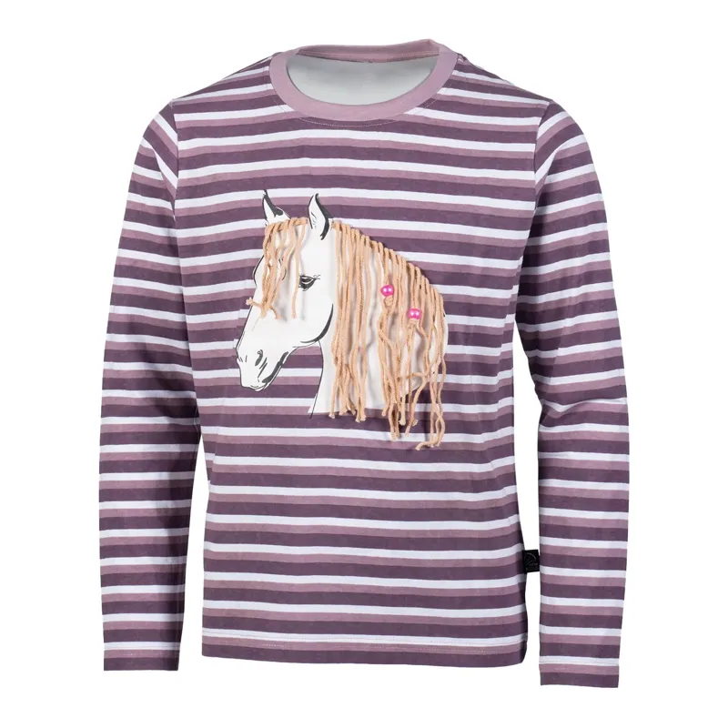 HKM Alva Junior Girls Long Sleeve T-Shirt - Lilac-1