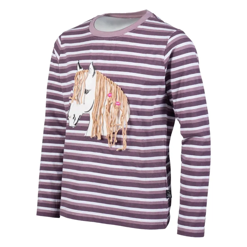 HKM Alva Junior Girls Long Sleeve T-Shirt - Lilac-3