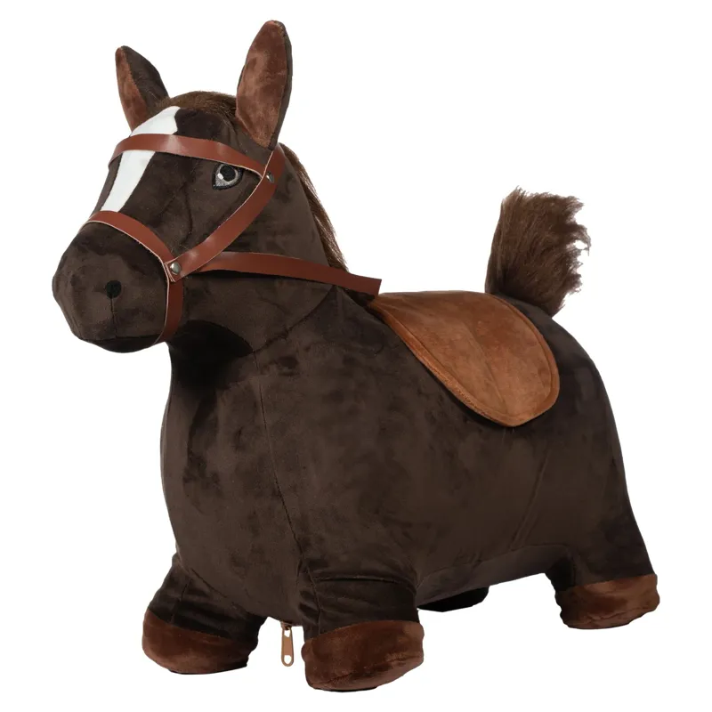 HKM Sit On Bouncy Horse - Dark Brown