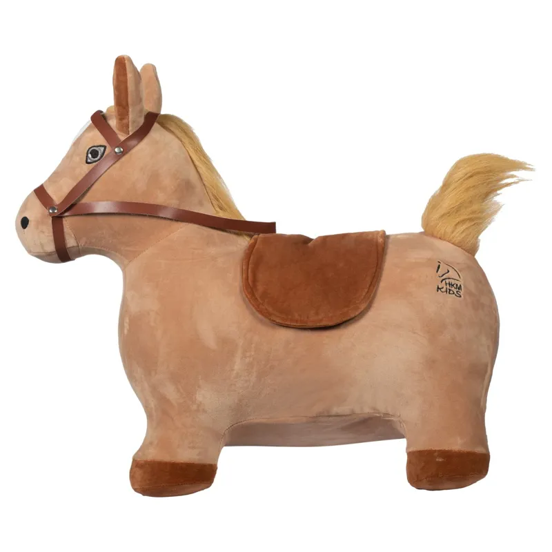 HKM Sit On Jumping Horse - Light Brown-1