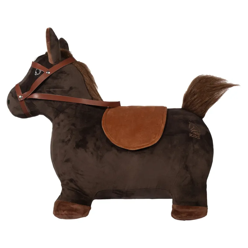 HKM Sit On Bouncy Horse - Dark Brown-1