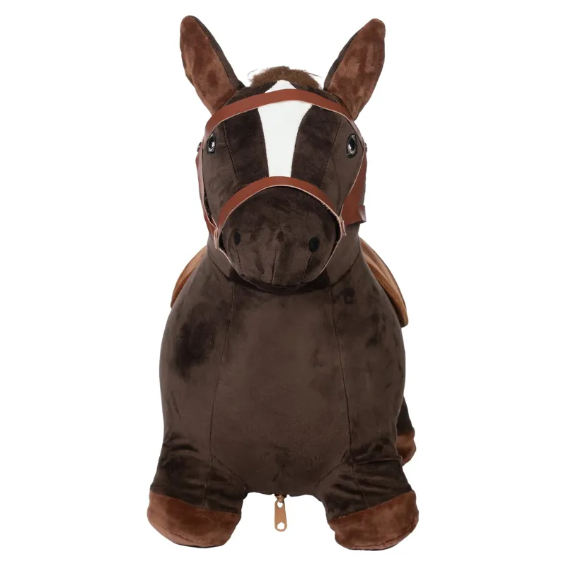 HKM Sit On Bouncy Horse - Dark Brown-2