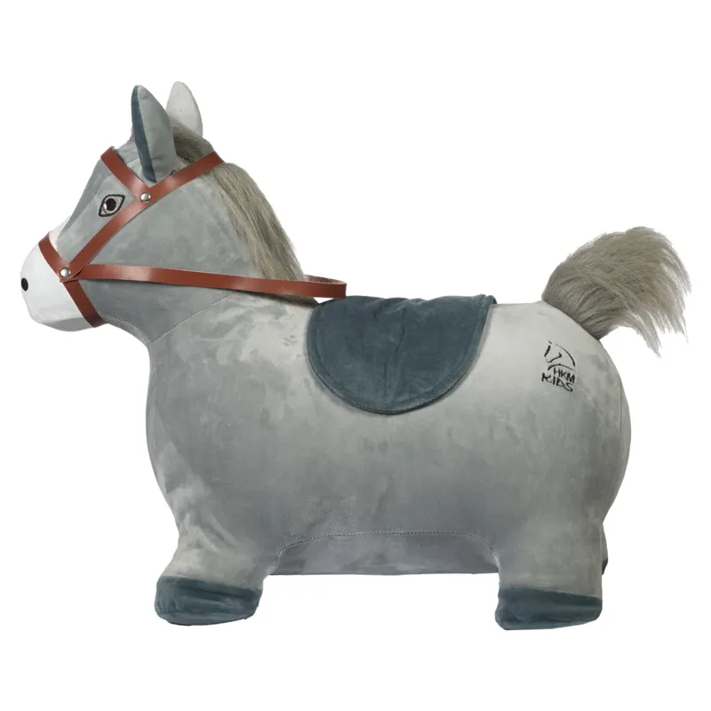 HKM Sit On Jumping Horse Space Hopper - Gray-1