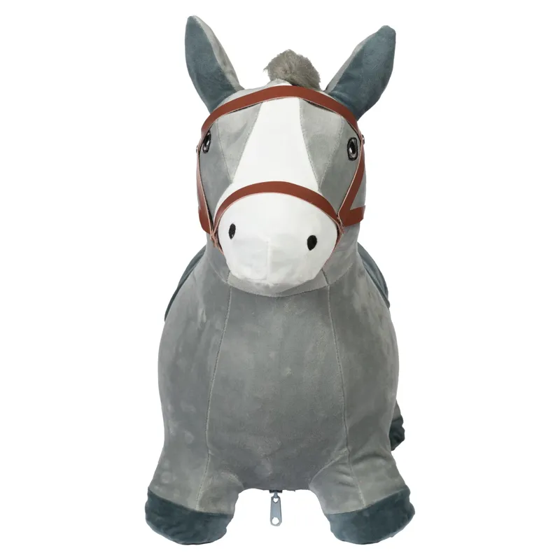 HKM Sit On Jumping Horse Space Hopper - Gray-2