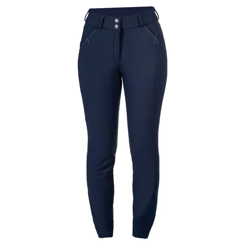 HKM Chrysti Women's Softshell Full Grip Breeches - Deep Blue